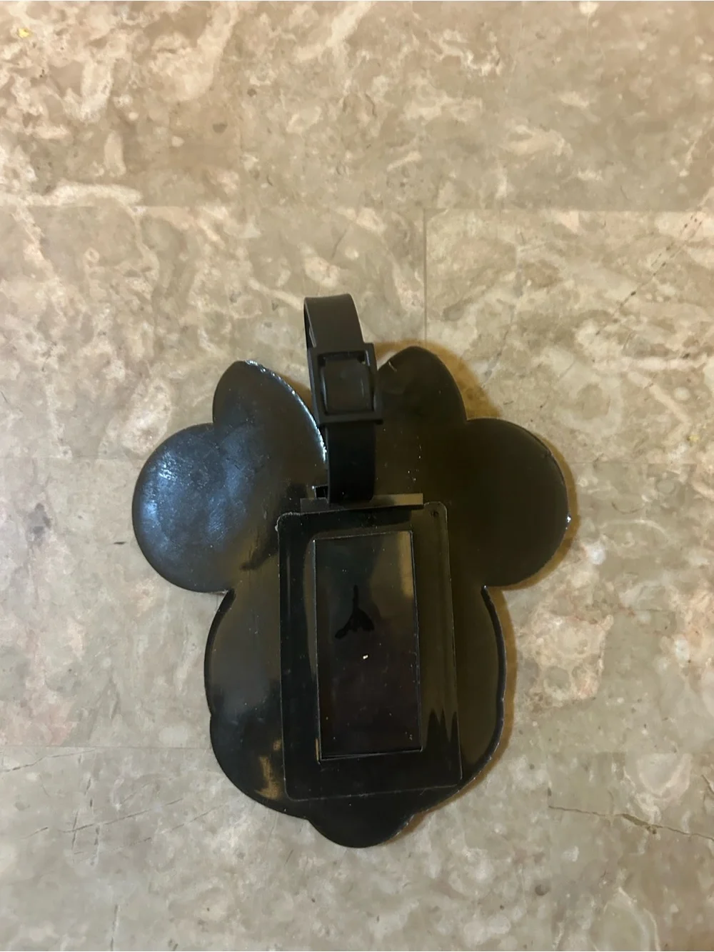 Disney Luggage Tag - Black and Peach